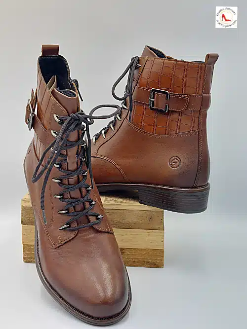 Bottines Marron