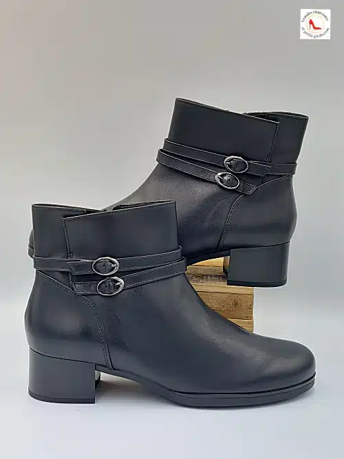 Bottines Cuir Brides