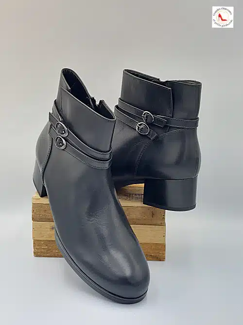 Bottines Cuir Brides