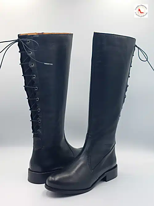 Bottes « Cavalière » lacées
