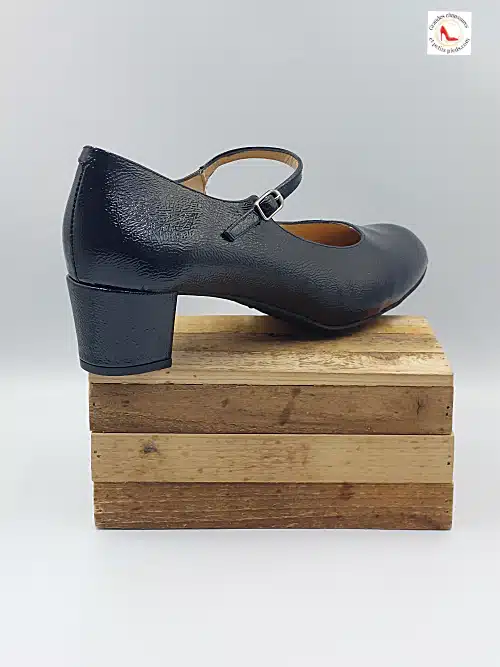 Trotteur Bleu vernis froissé – Image 5
