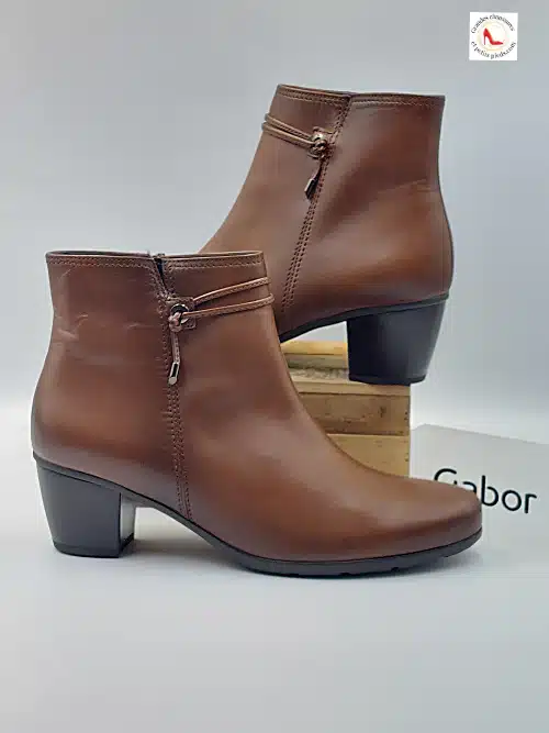Bottines Marron Patiné – Image 9