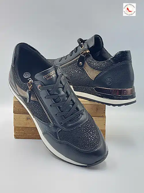 Baskets Noir imprimé