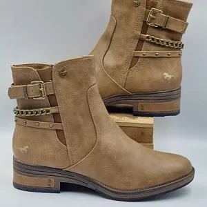 Bottine Moderne Taupe
