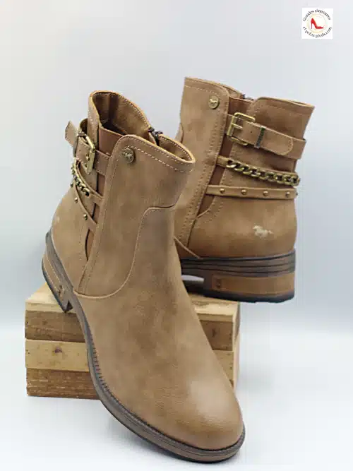 Bottine Moderne Taupe