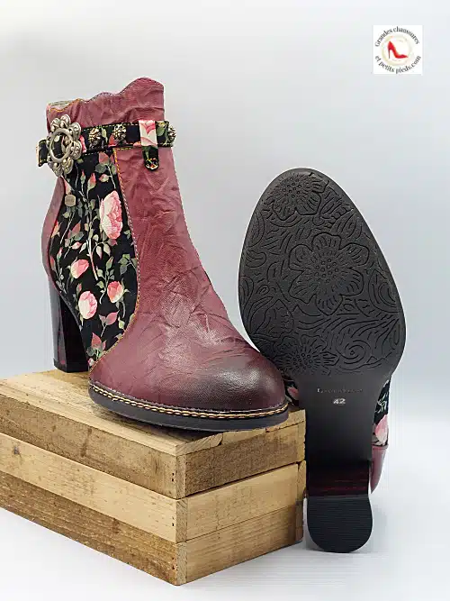 Bottines ELCEAO Wine – Image 6