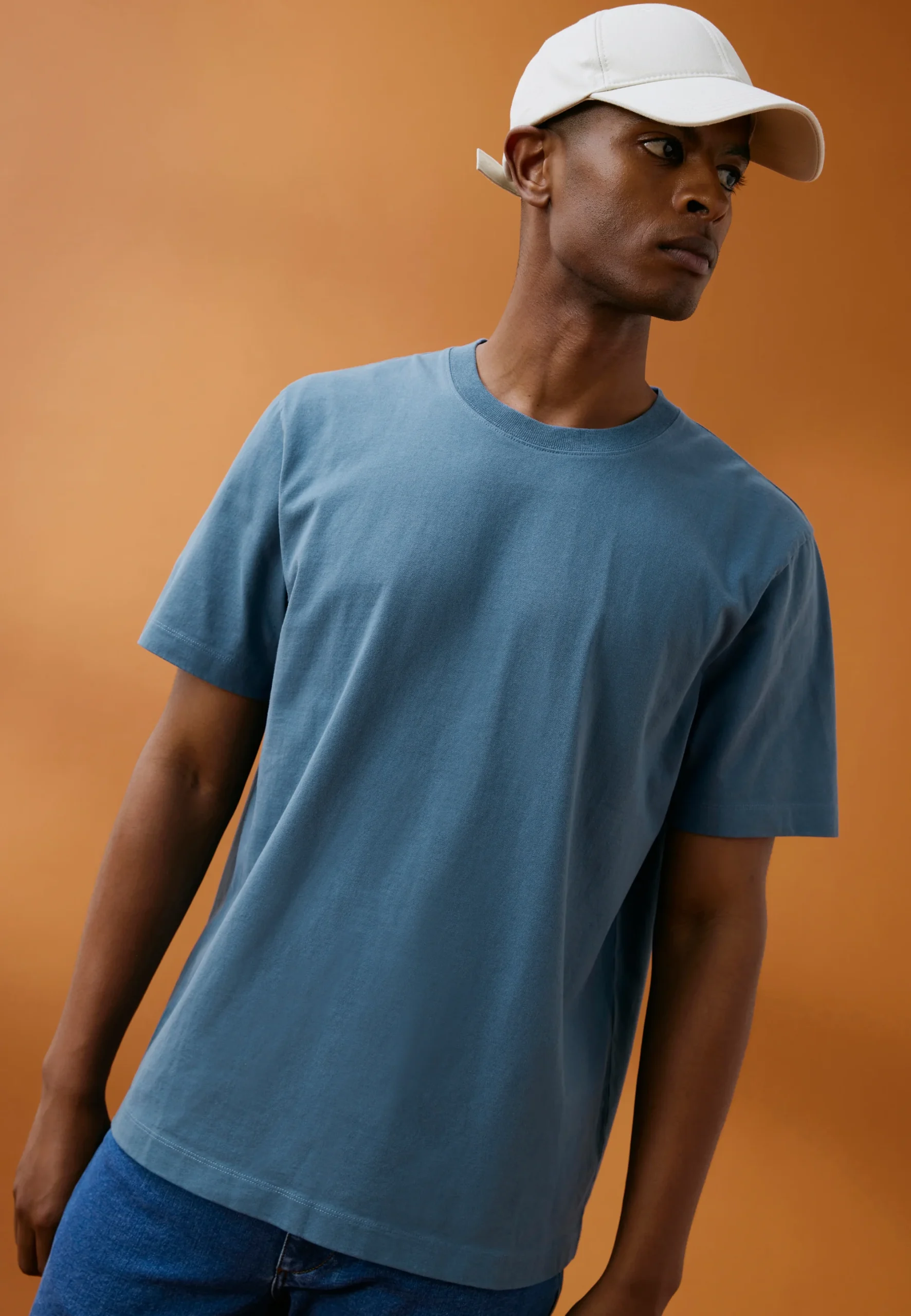 Le t-shirt heavyweight col fin