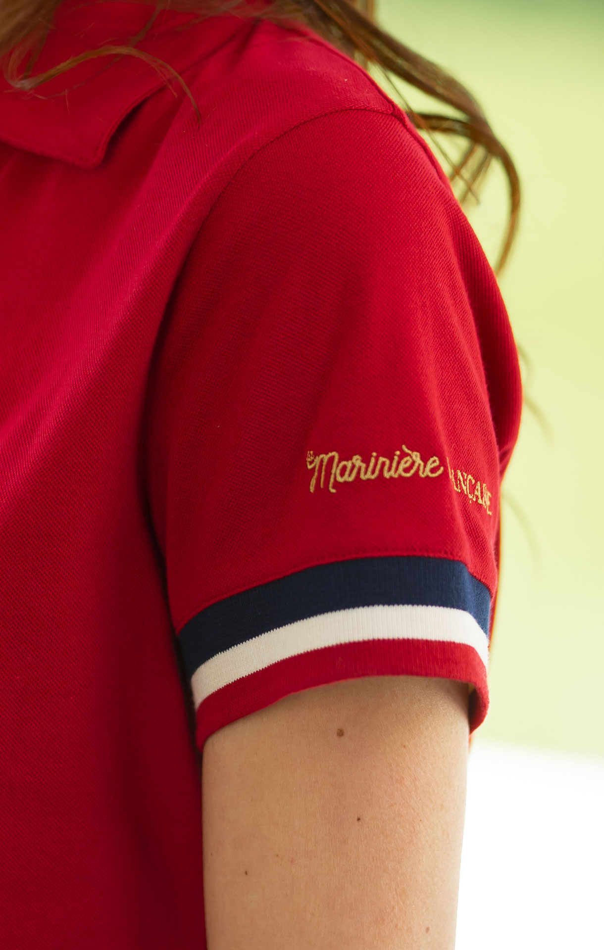 Polo manches courtes femme ALEXANDRA ROUGE