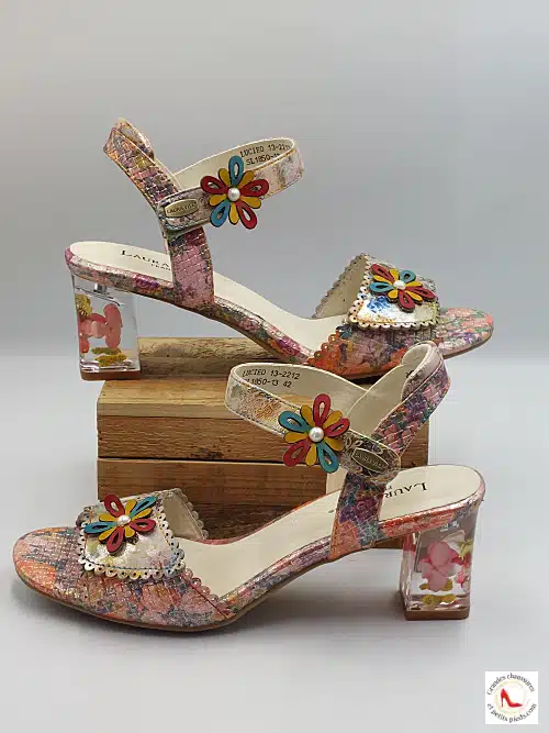 Sandale Chic Bleu ou Rose