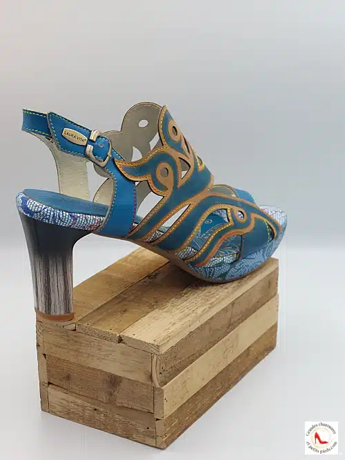 Sandale Sabot Talon haut Jean – Image 3