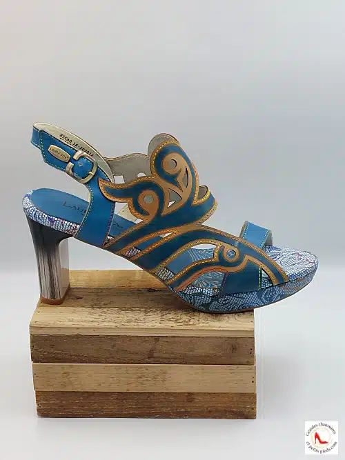 Sandale Sabot Talon haut Jean – Image 7