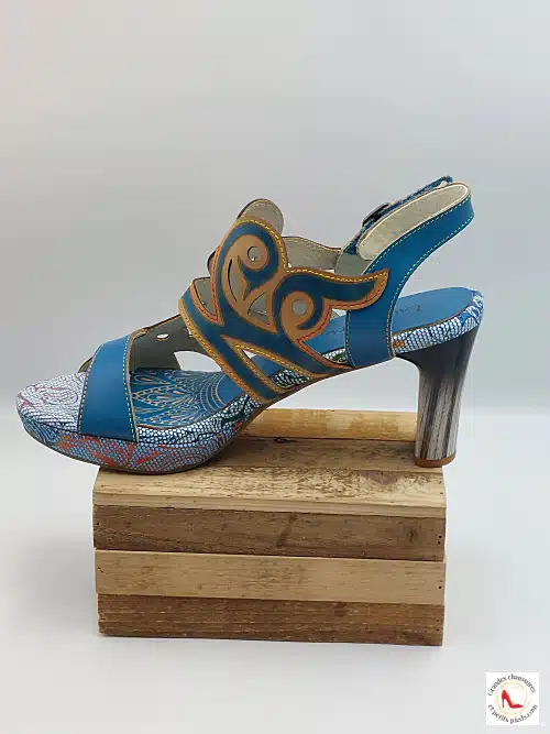 Sandale Sabot Talon haut Jean – Image 6