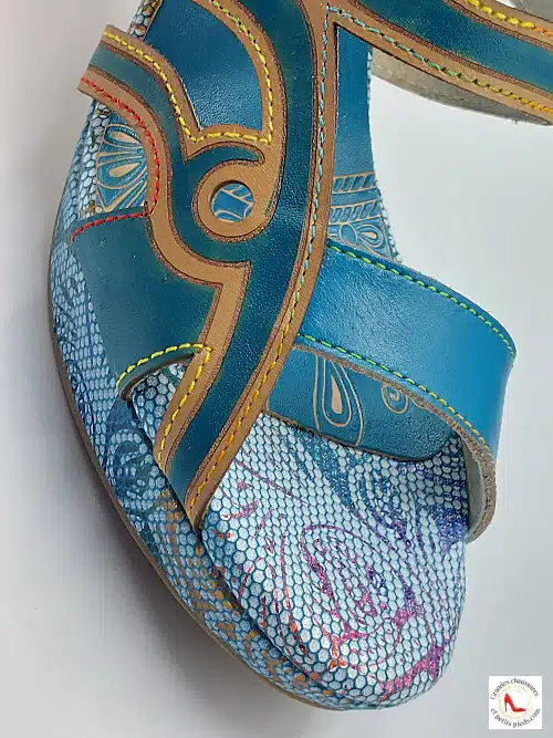 Sandale Sabot Talon haut Jean – Image 8
