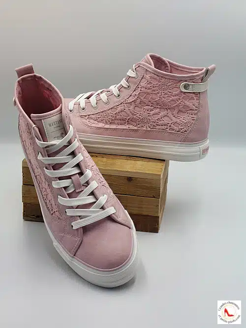 Baskets Dentelle Rose – Image 8
