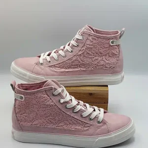 Baskets Dentelle Rose
