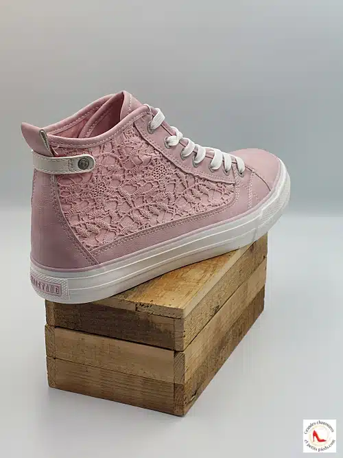 Baskets Dentelle Rose – Image 3
