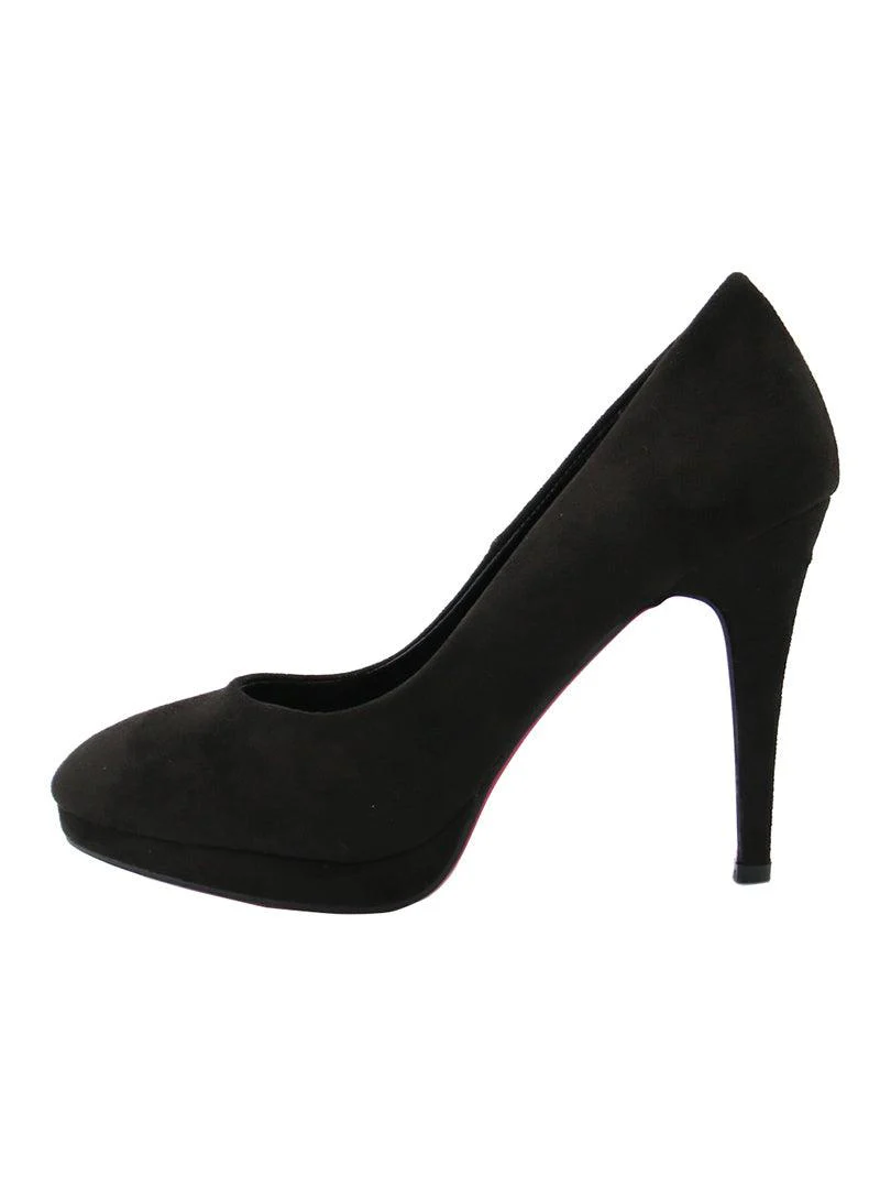 Escarpins en simili daim