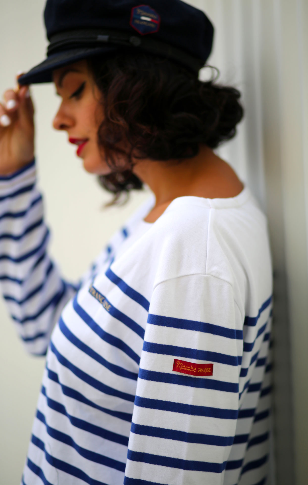 Marinière Femme BELINDA BLANC BLEU