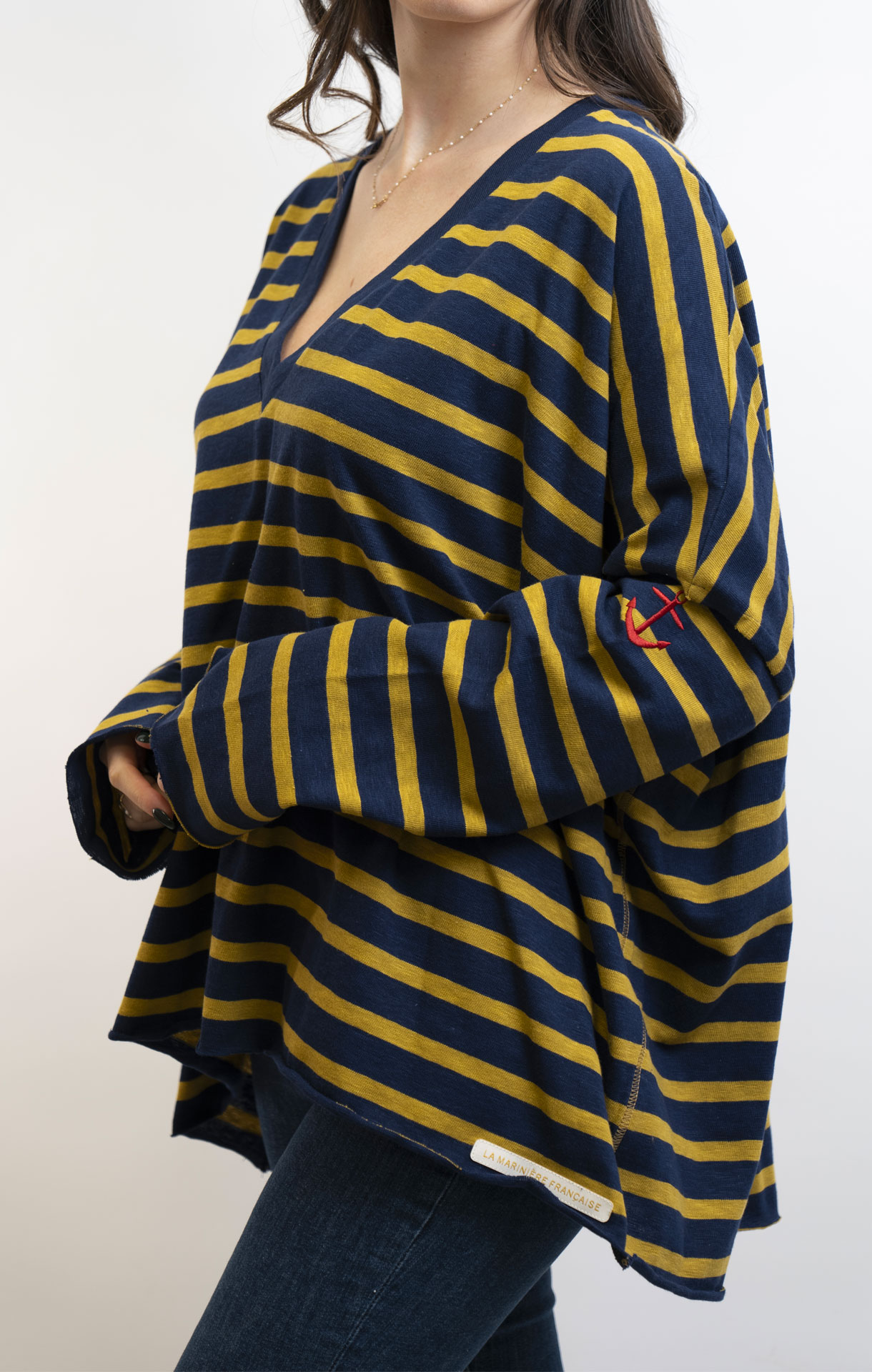 Top oversize CLEM MARINE OCRE