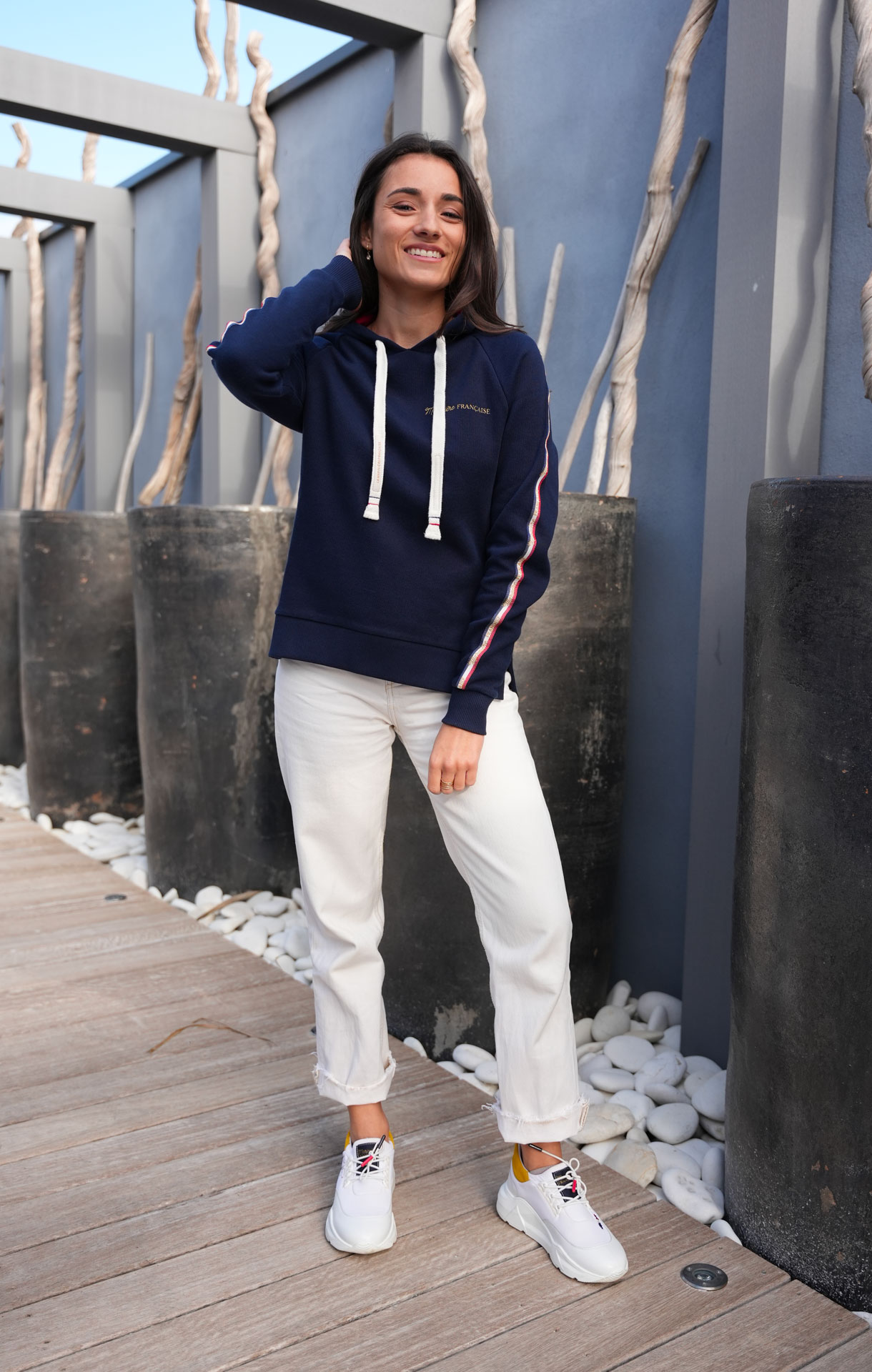 Sweat à capuche MARTHA MARINE – Image 3