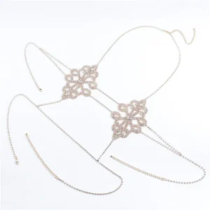 Soutien-gorge bijoux doré