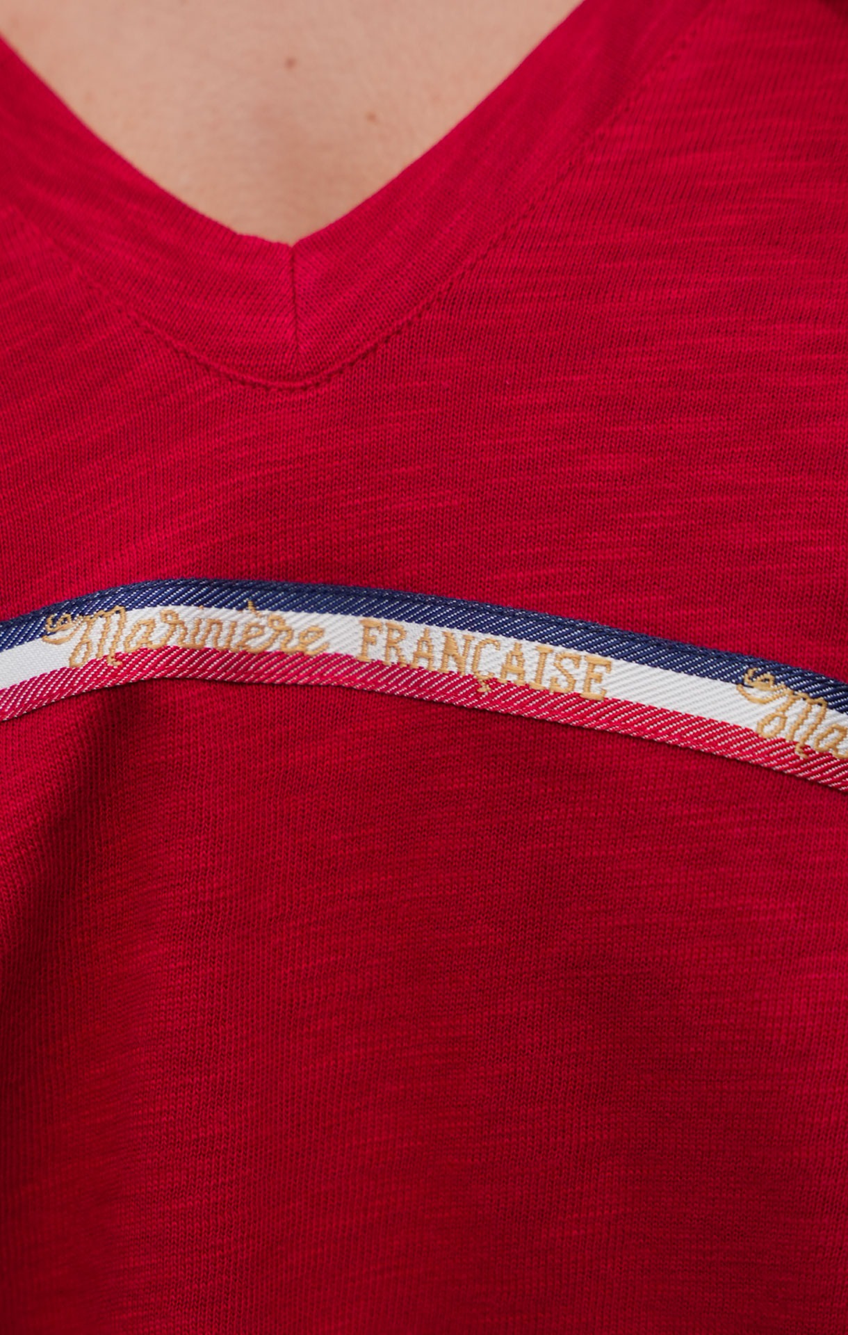 Top oversize femme MARTHE ROUGE