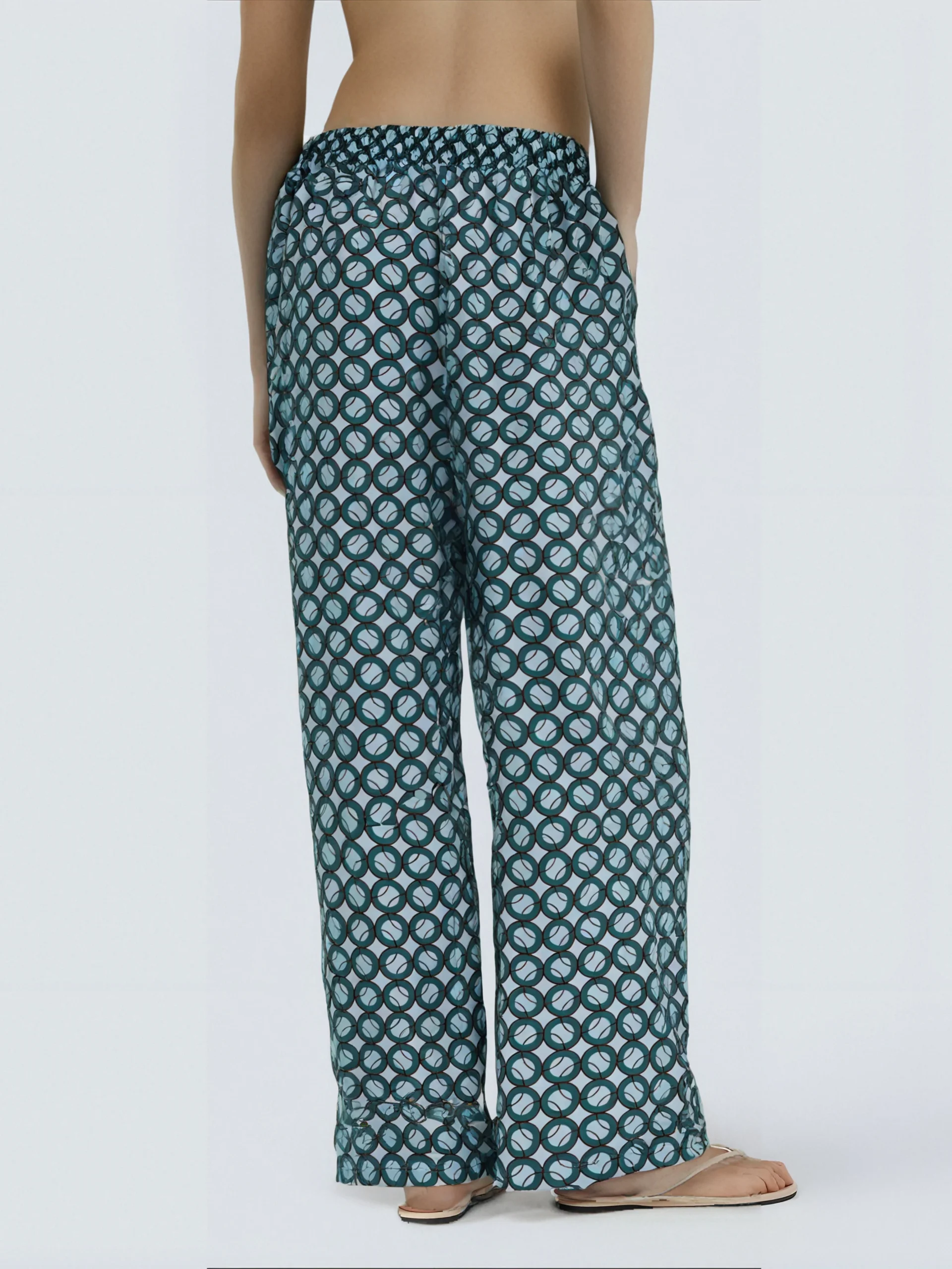 Pantalon Fluide à Motif Géométrique – Image 3