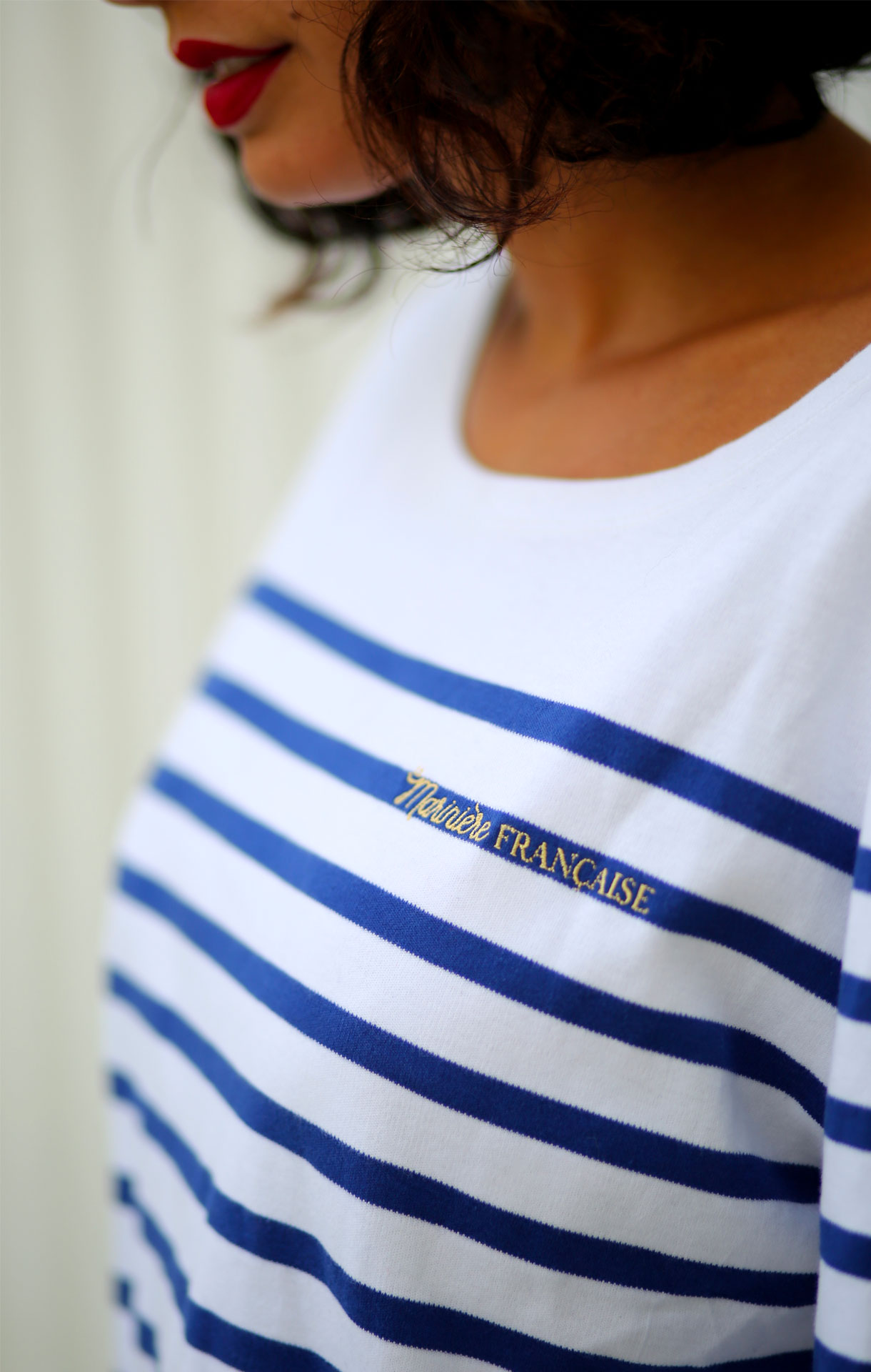 Marinière Femme BELINDA BLANC BLEU – Image 4