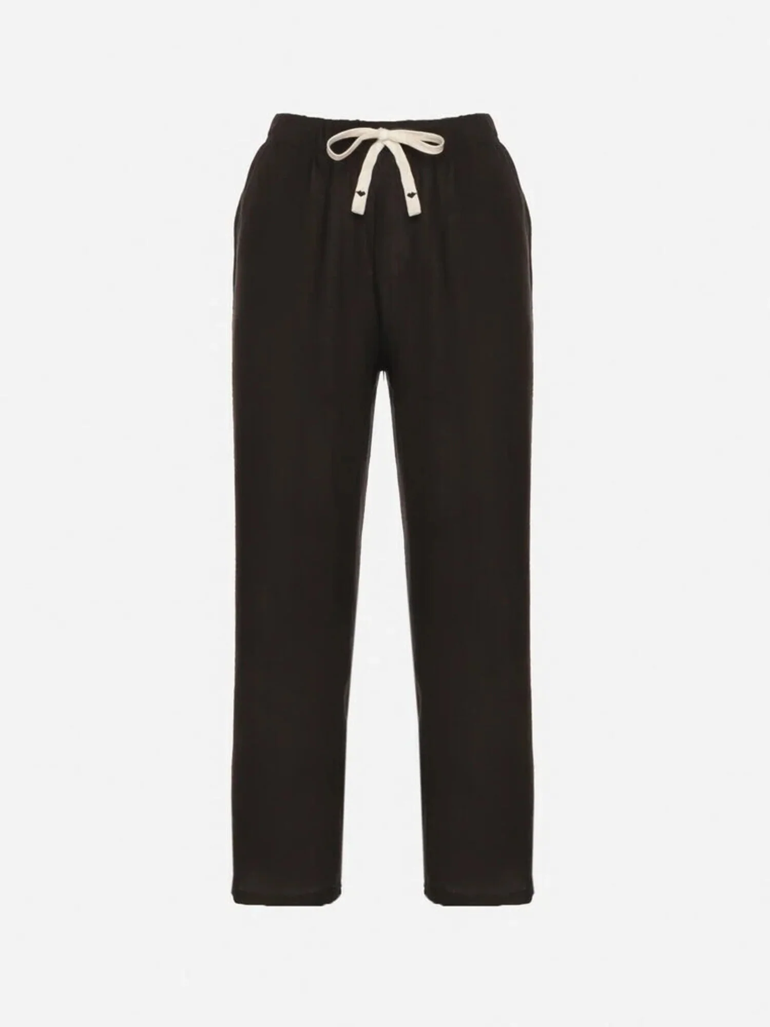 Pantalon droit effet lin – Image 7