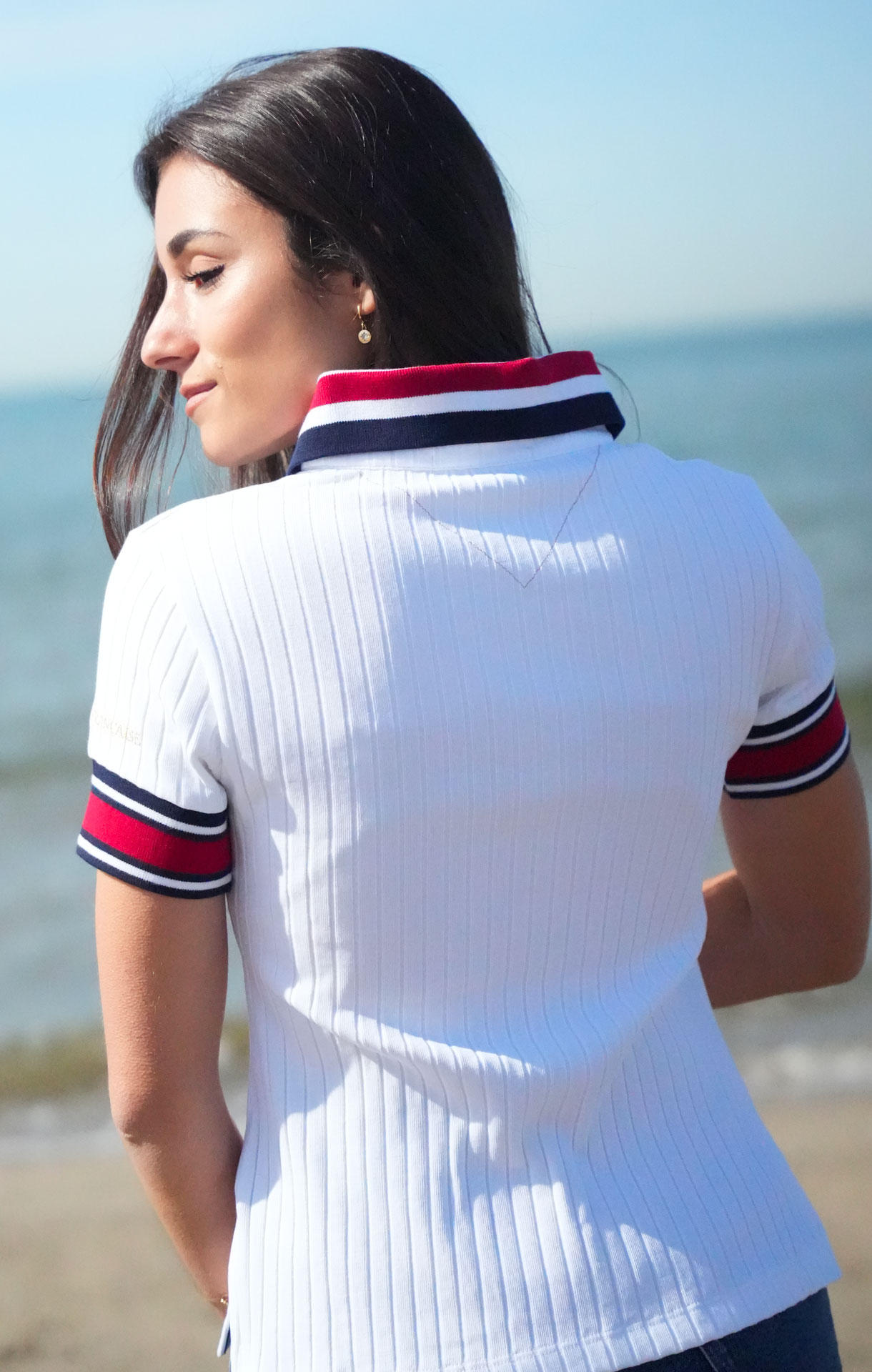 Polo manches courtes OLYMPIA Blanc