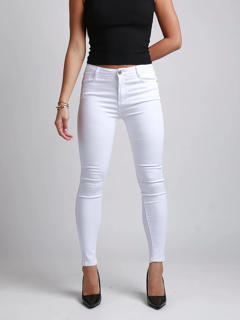 Jeans blanc slim