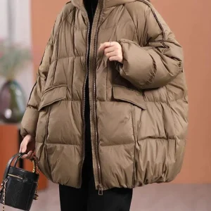 Anorak marron femme