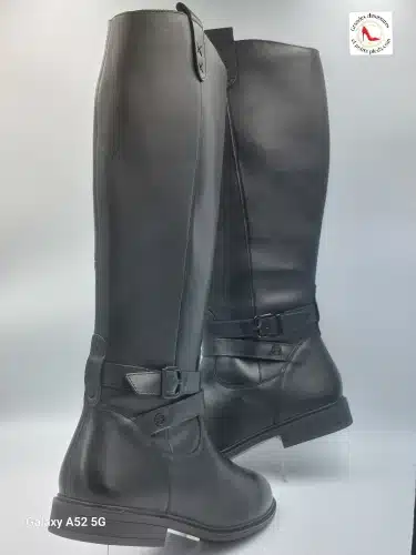 Bottes Cuir Noir