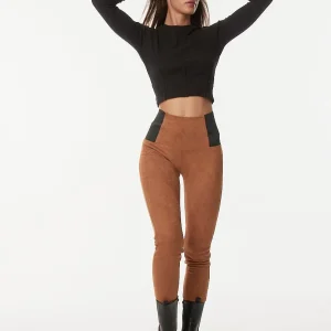 Pantalon style cavalier en velours