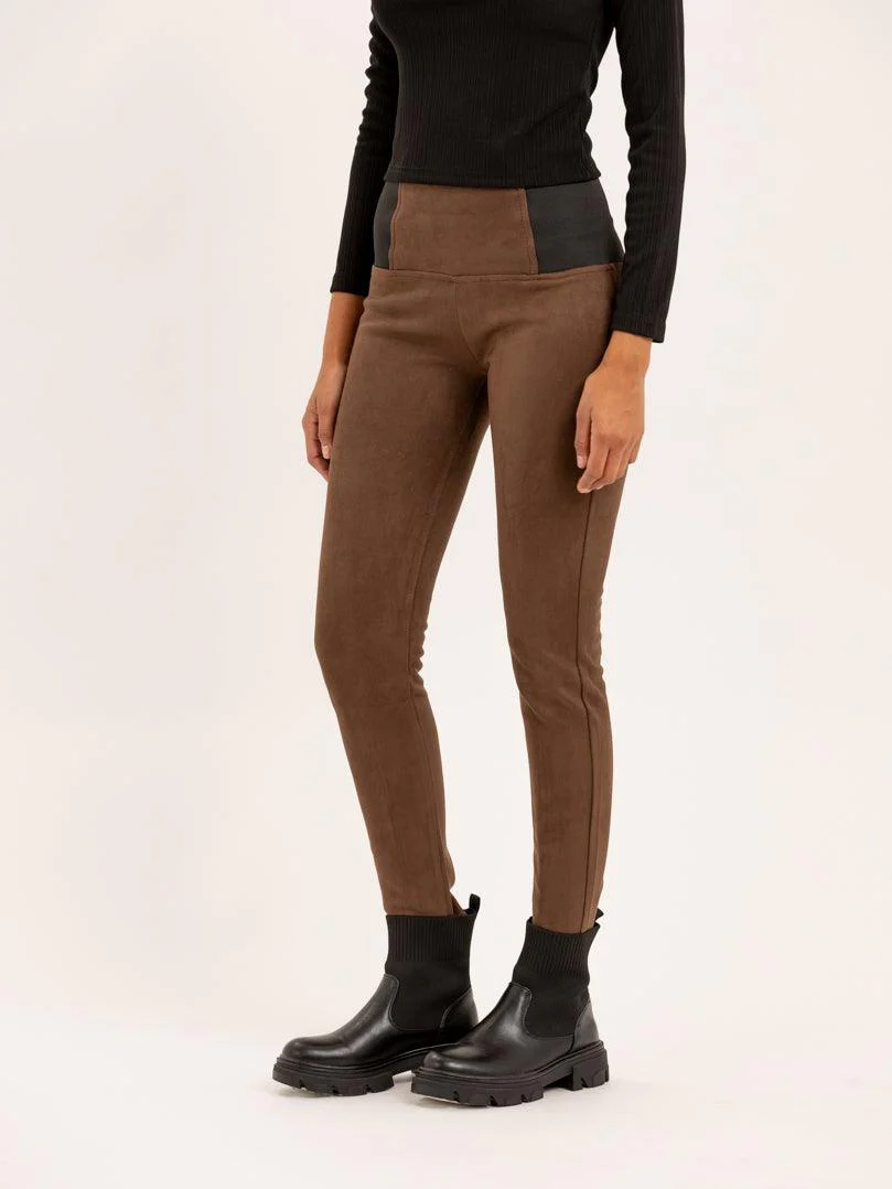 Legging taille haute moulante en velours – Image 7