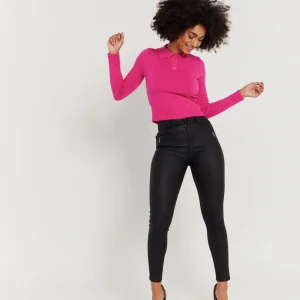 Pantalon skinny poches zippées