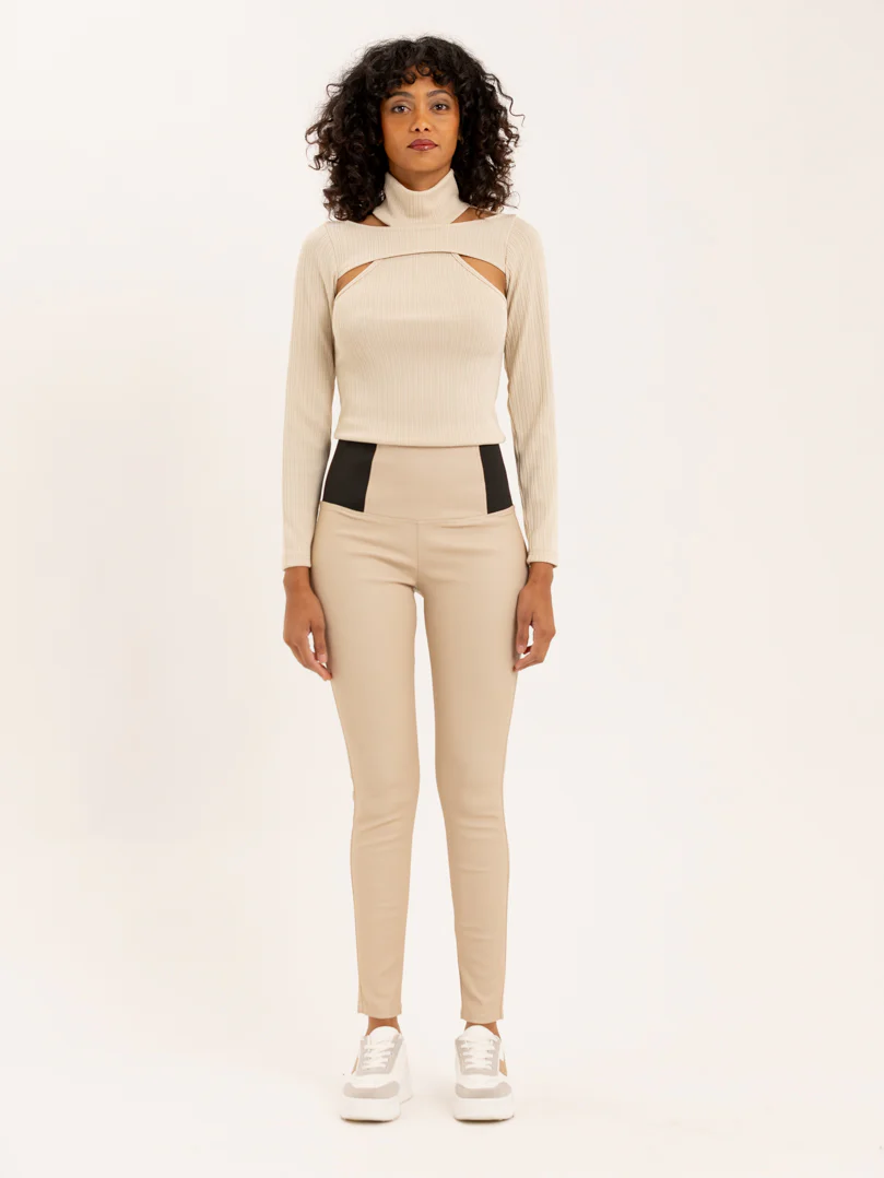 Legging en silimi cuir effet mat – Image 5