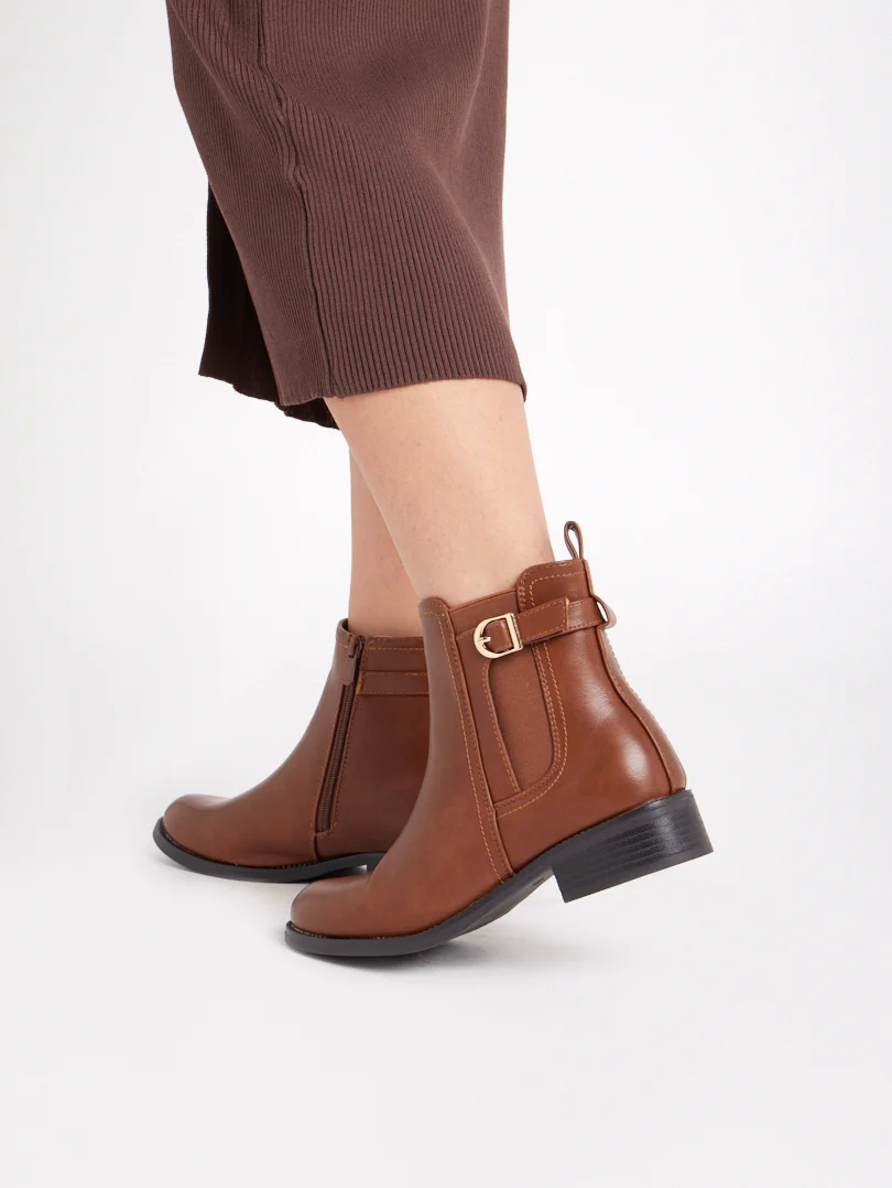 Bottines style cavalière