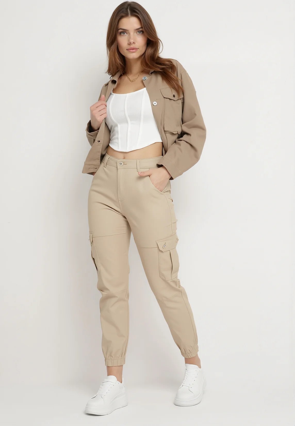 Pantalon de combat beige