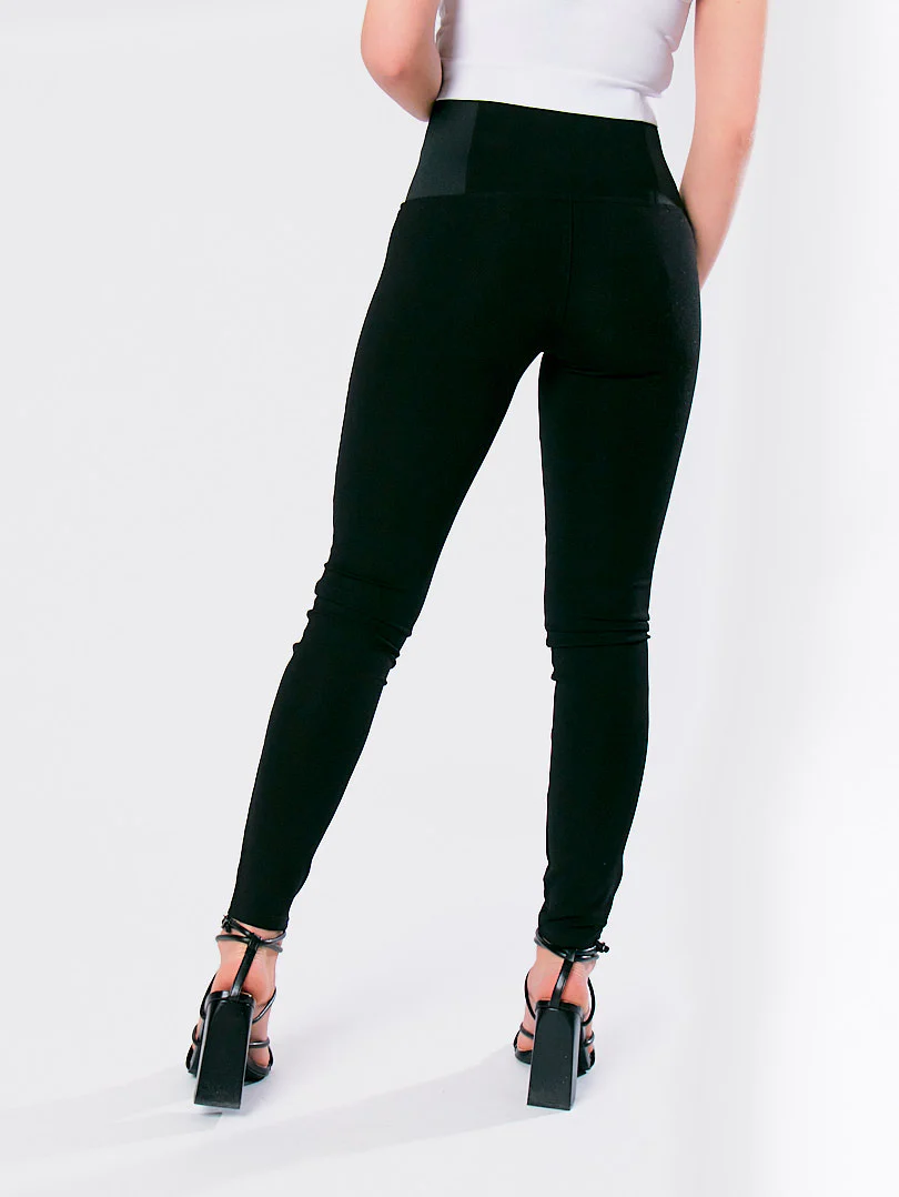 Legging noir taille haute