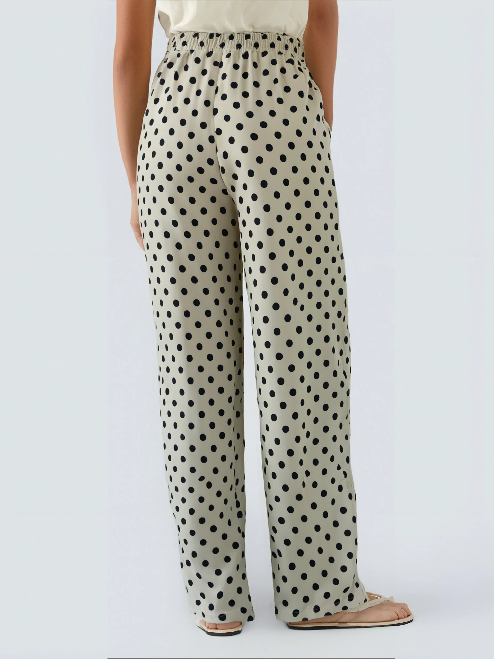 Pantalon Décontracté à Petits Pois – Image 3