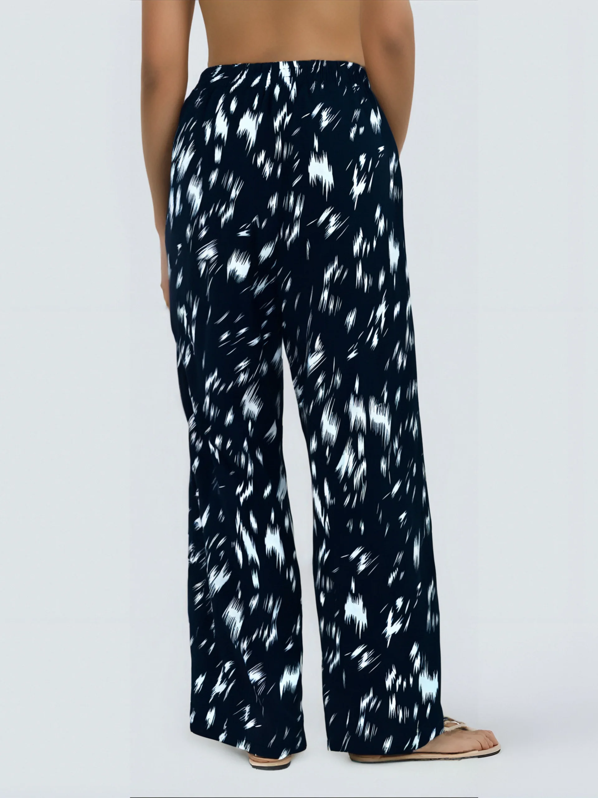 Pantalon Décontracté Imprimé Abstrait – Image 5