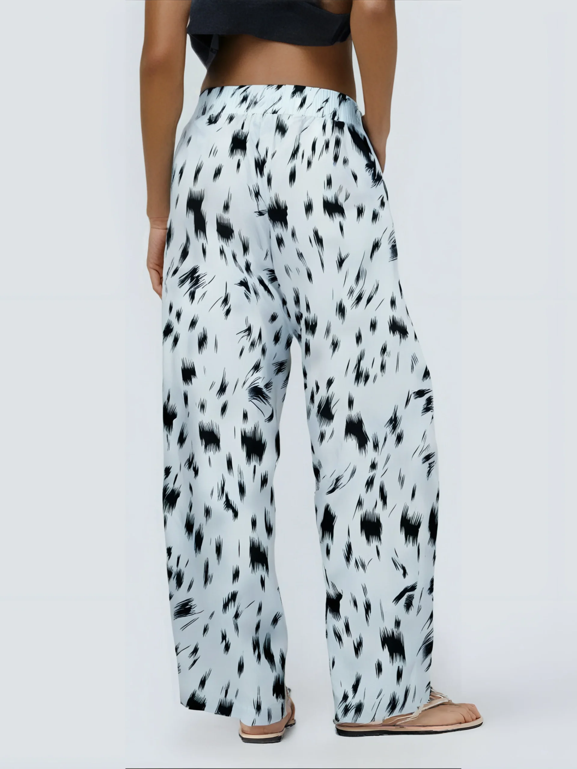 Pantalon Décontracté Imprimé Abstrait – Image 7