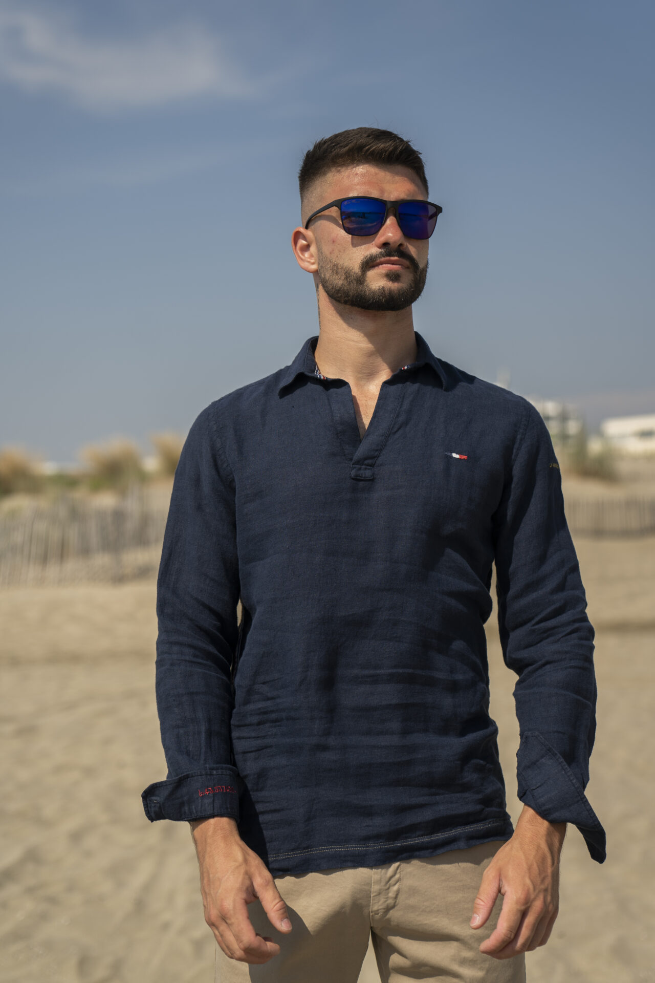 Chemise lin homme LUDO MARINE