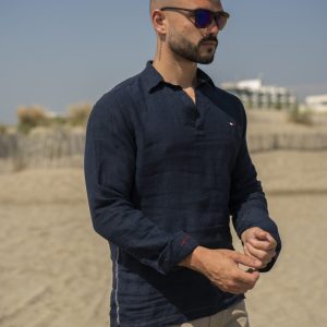 Chemise lin homme LUDO MARINE