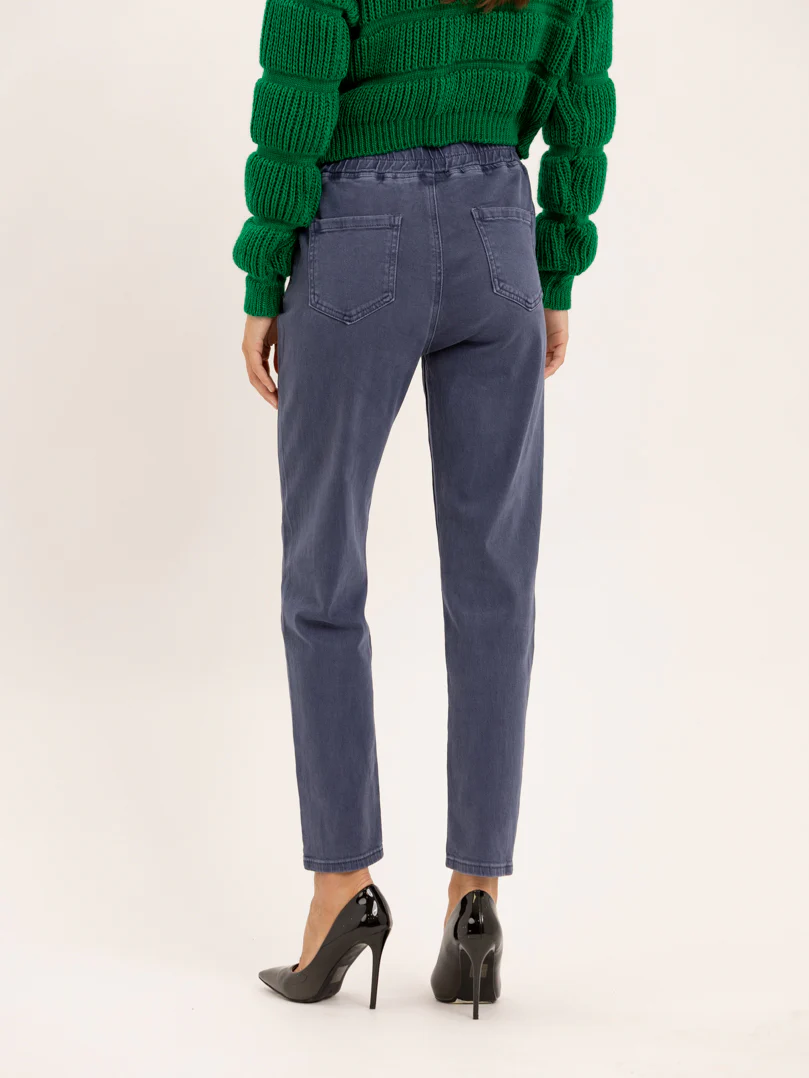 Jean mom fit taille élastique – Image 7