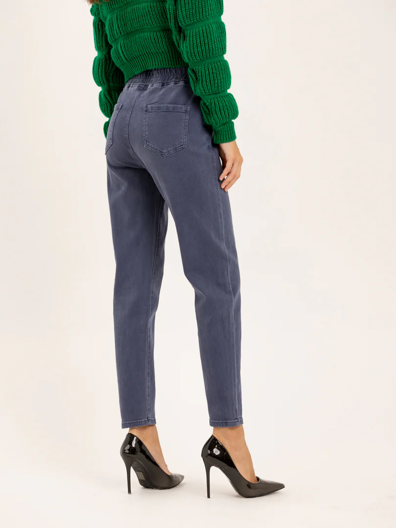 Jean mom fit taille élastique – Image 8