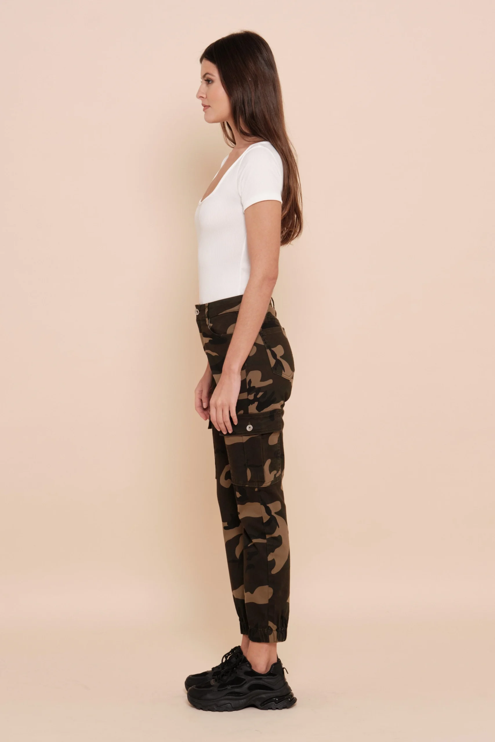 Pantalon cargo camouflage