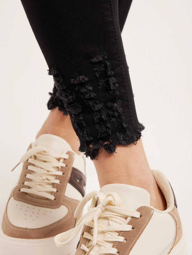 Jean mid waist noir – Image 5