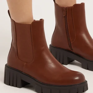 Bottines avec élastique latéral